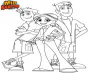 Printable Wild Kratts Zoboomafoo coloring pages