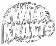 Printable Logo Wild Kratts coloring pages