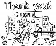Printable thank you hospital healthcare workers coloring pages