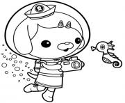 cassie octonauts sous la mer pour prendre des photos