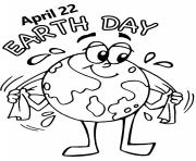 Printable april 22 earth day coloring pages