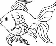 Printable Pearlscale Goldfish coloring pages