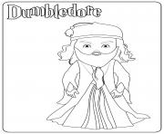 Printable Dumbledore coloring pages