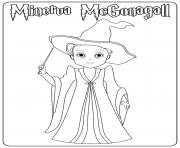 Printable Minerva McGonagall coloring pages