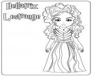 Printable Bellatrix Lestrange coloring pages