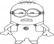 Printable Jerry Minion coloring pages