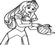 Printable Aurora Pouring Tea Disney Princess coloring pages