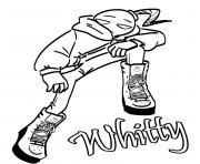 whitty gangster friday night funkin coloring pages