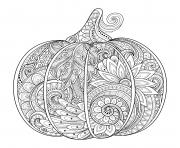 Printable pumpkin adult halloween coloring pages