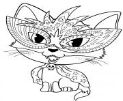 Printable halloween cat coloring pages