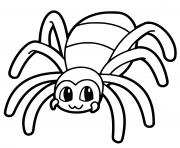 Printable spider kids coloring pages