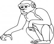 Printable Big Monkey coloring pages