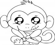 Printable Piggish Monkey coloring pages