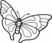 Printable Butterfly with Wings coloring pages