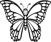Printable Cute Beautiful Butterfly coloring pages
