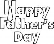 Printable Happy Fathers Day coloring pages