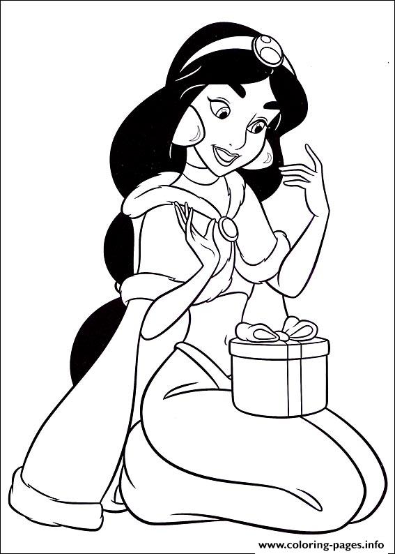 Princess Christmas 03 coloring