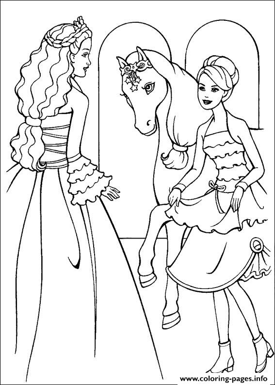 Barbie Magic Pegasus 09 coloring