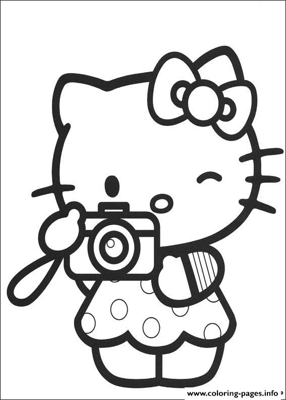Hello Kitty 10 coloring