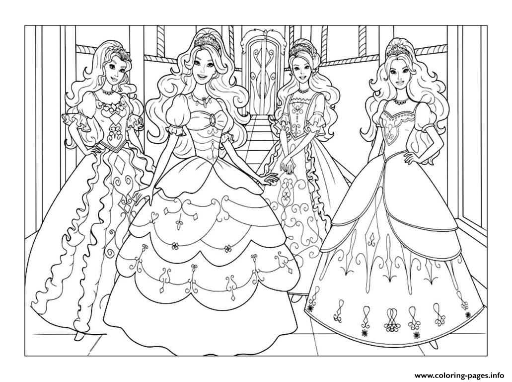 Adult Barbie Coloring page Printable