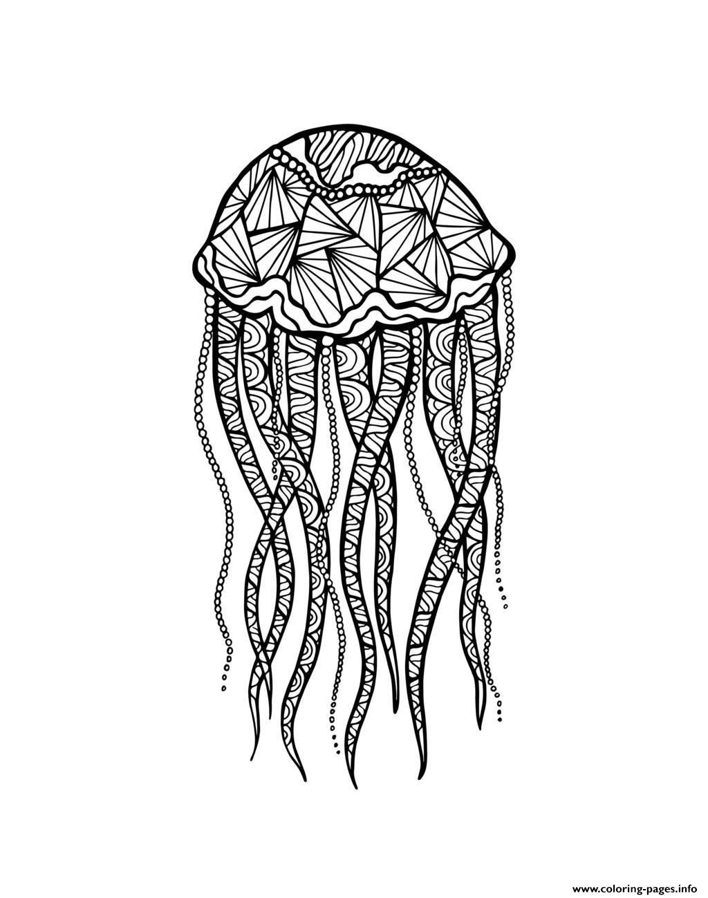 Adult Zentangle Medusa By Meggichka coloring
