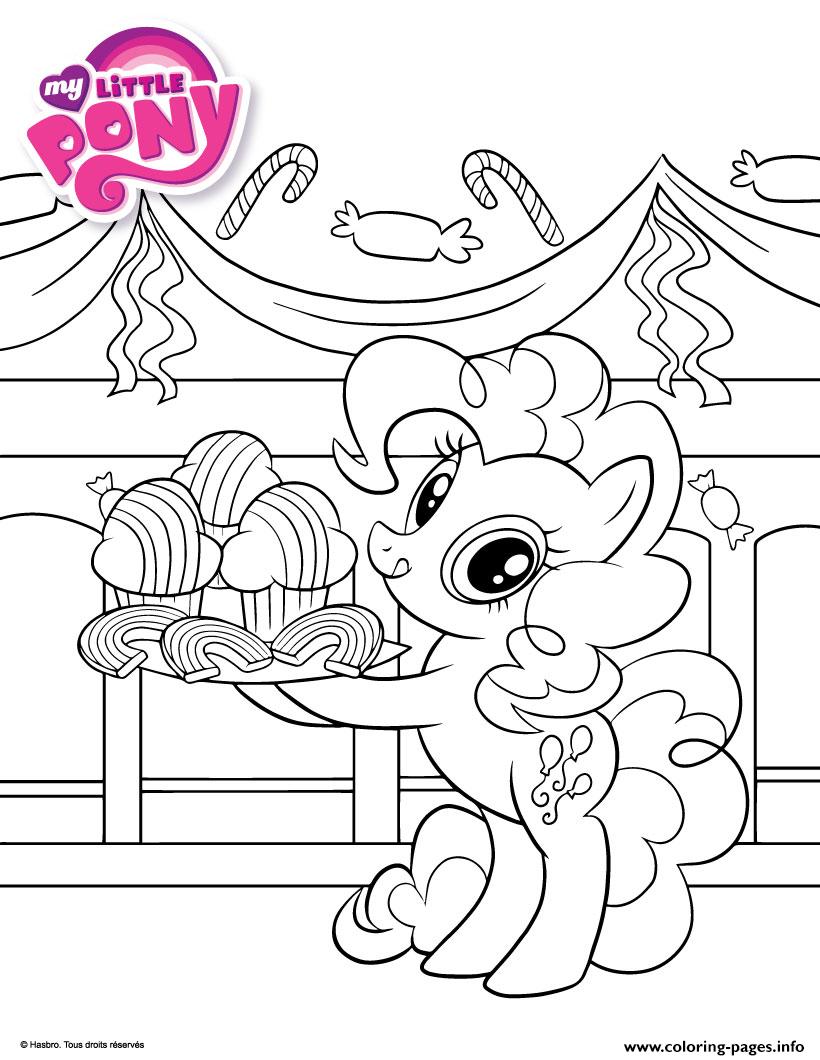My Little Pony Cute Cupcake coloring