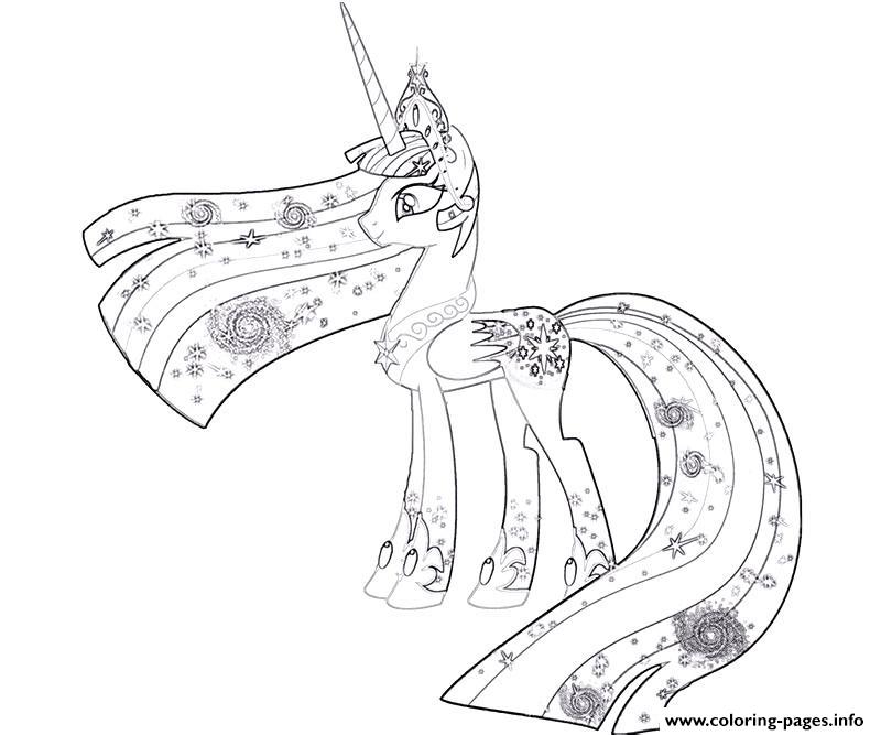 princess celestia coloring pages my little pony