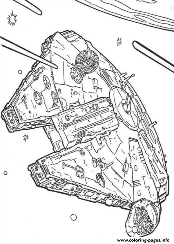 Star Wars Ships For Kids Coloring Pages Printable