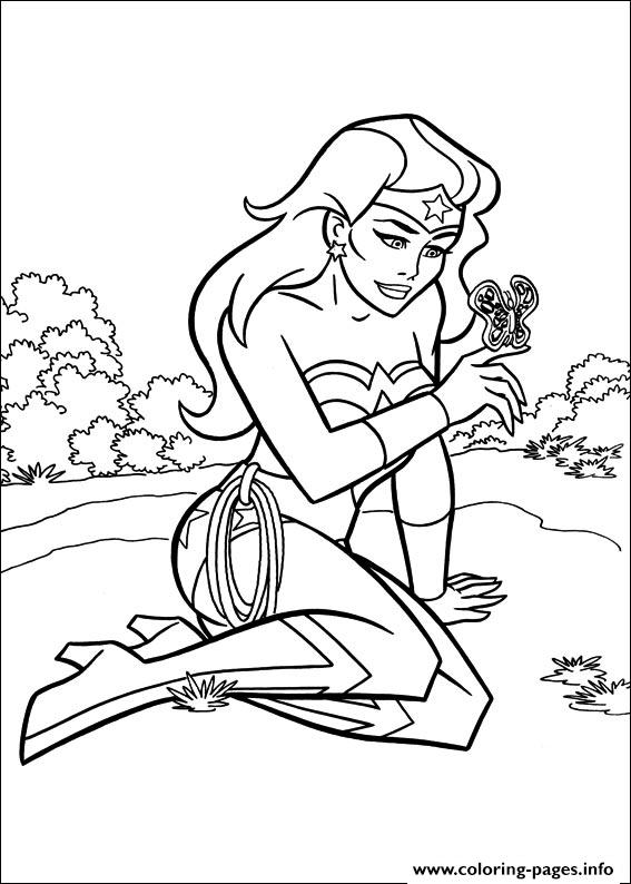 Wonder Woman 34 coloring