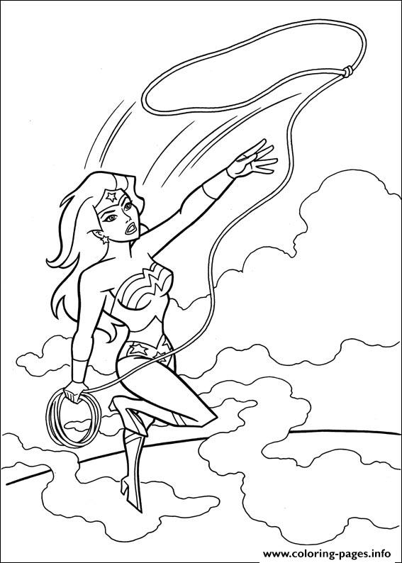 Wonder Woman 54 coloring