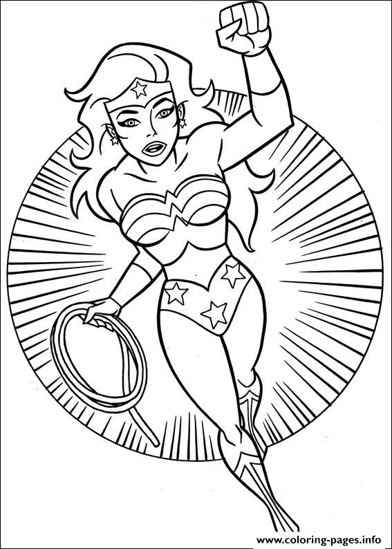 Wonder Woman 60 coloring