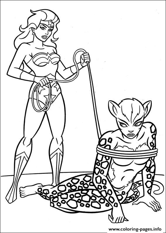 Wonder Woman 55 coloring