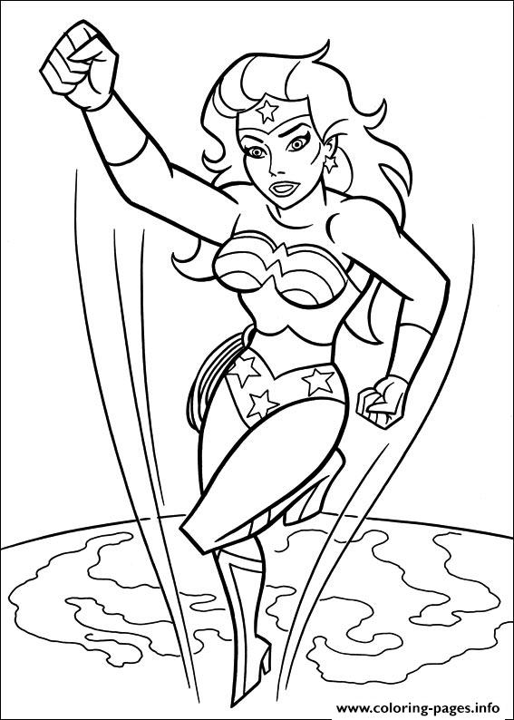 Wonder Woman 30 coloring