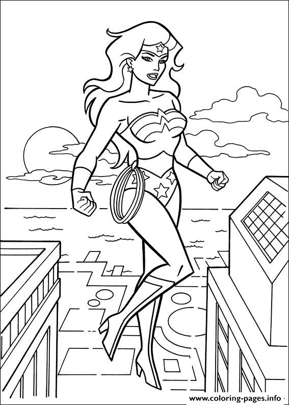 Wonder Woman 42 coloring