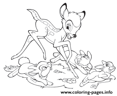 Bambi  Disney82f2 coloring