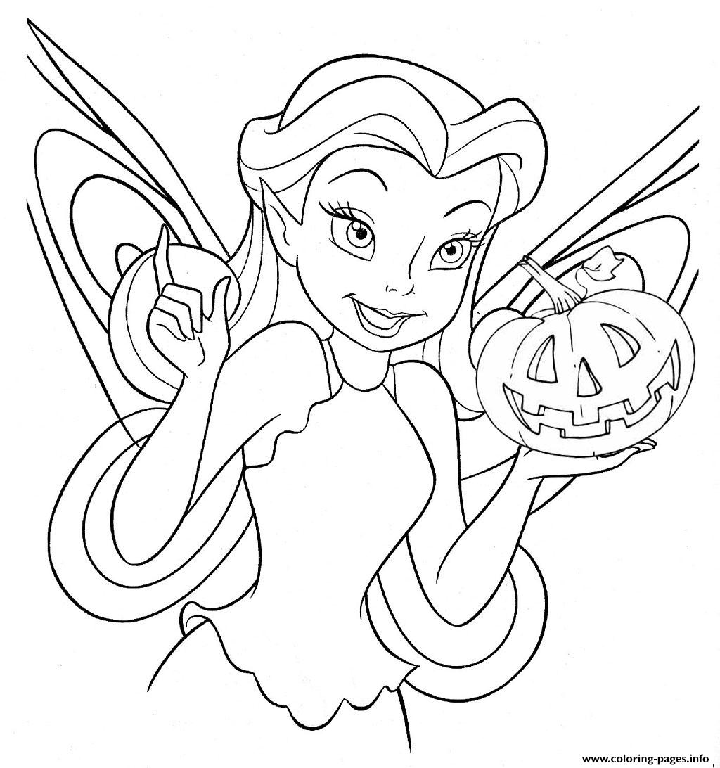 Fairy Free Halloween  Disneya02a coloring
