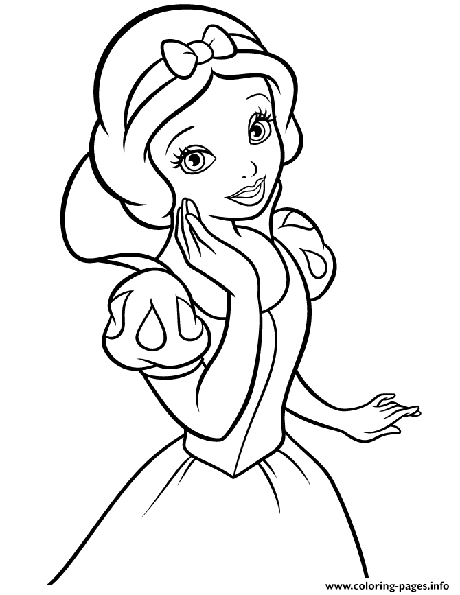 Snow White Disney Easy Girl 9013 coloring