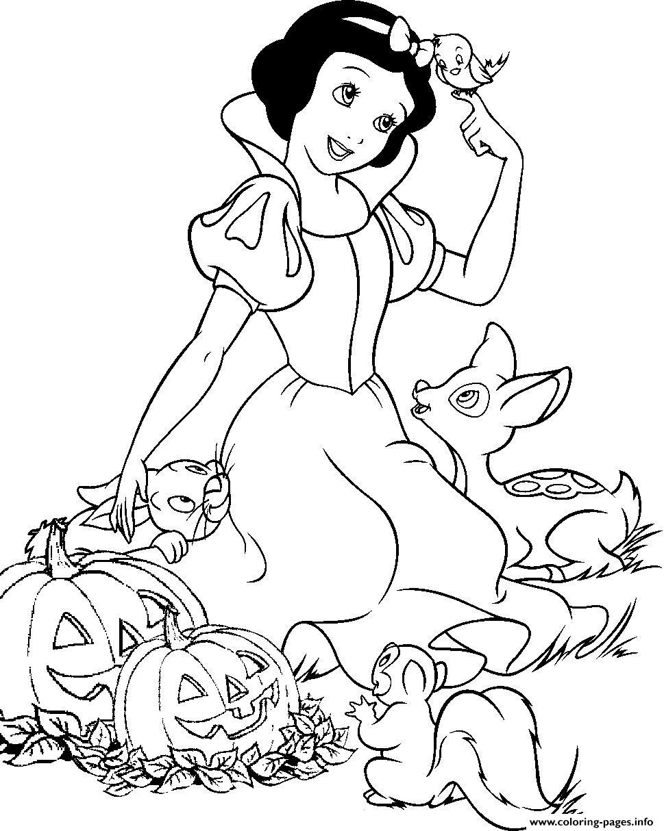 snow white free printable halloween disney8375 coloring page printable