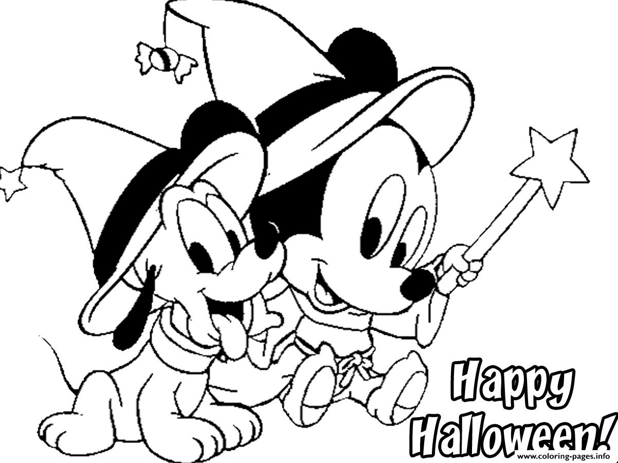 Mickey Free Halloween  Disneya721 coloring