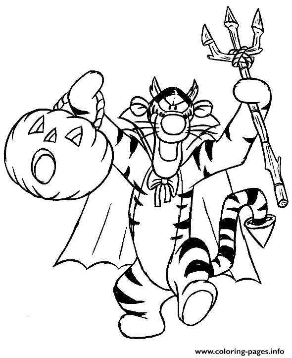 Disney Halloween Colouring Pages For Kids1537 coloring
