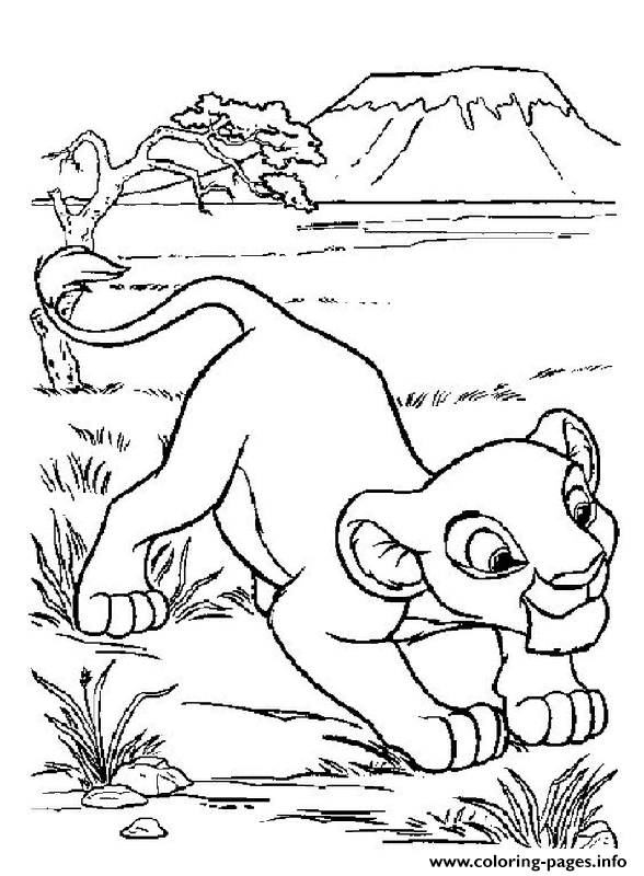 Disney Cartoon  For Kids Lion King28e5 coloring
