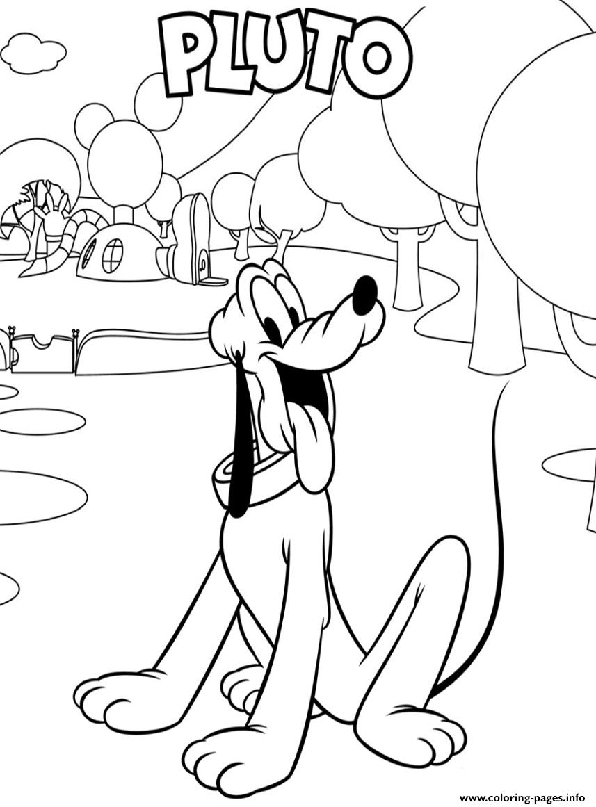 Disney Pluto 6158 coloring