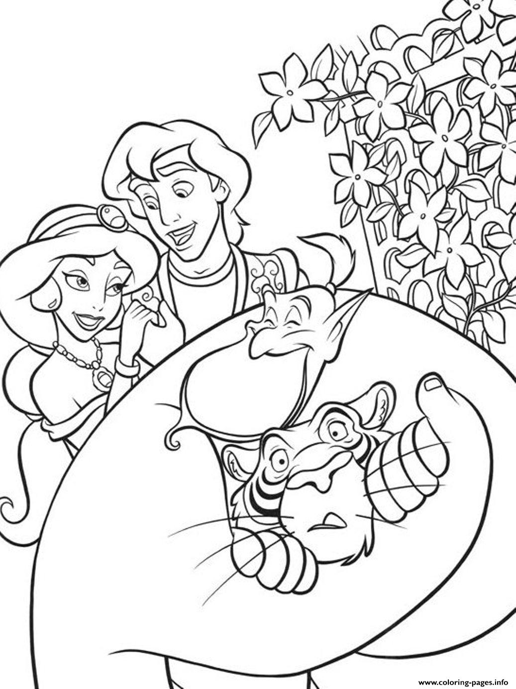 Aladdin  Disney Cartoon698c coloring