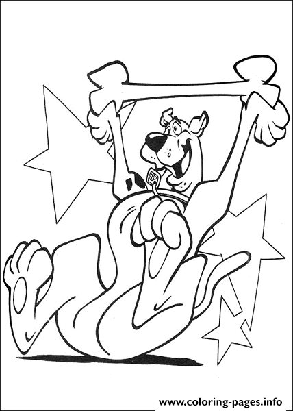 Scooby Won A Bone Scooby Doo 0474 coloring