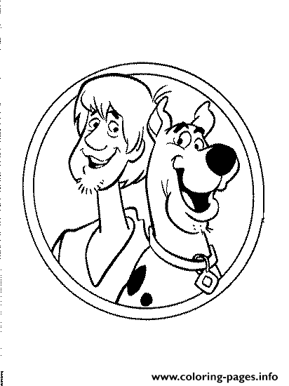 Shaggy And Scooby Doo De8b coloring