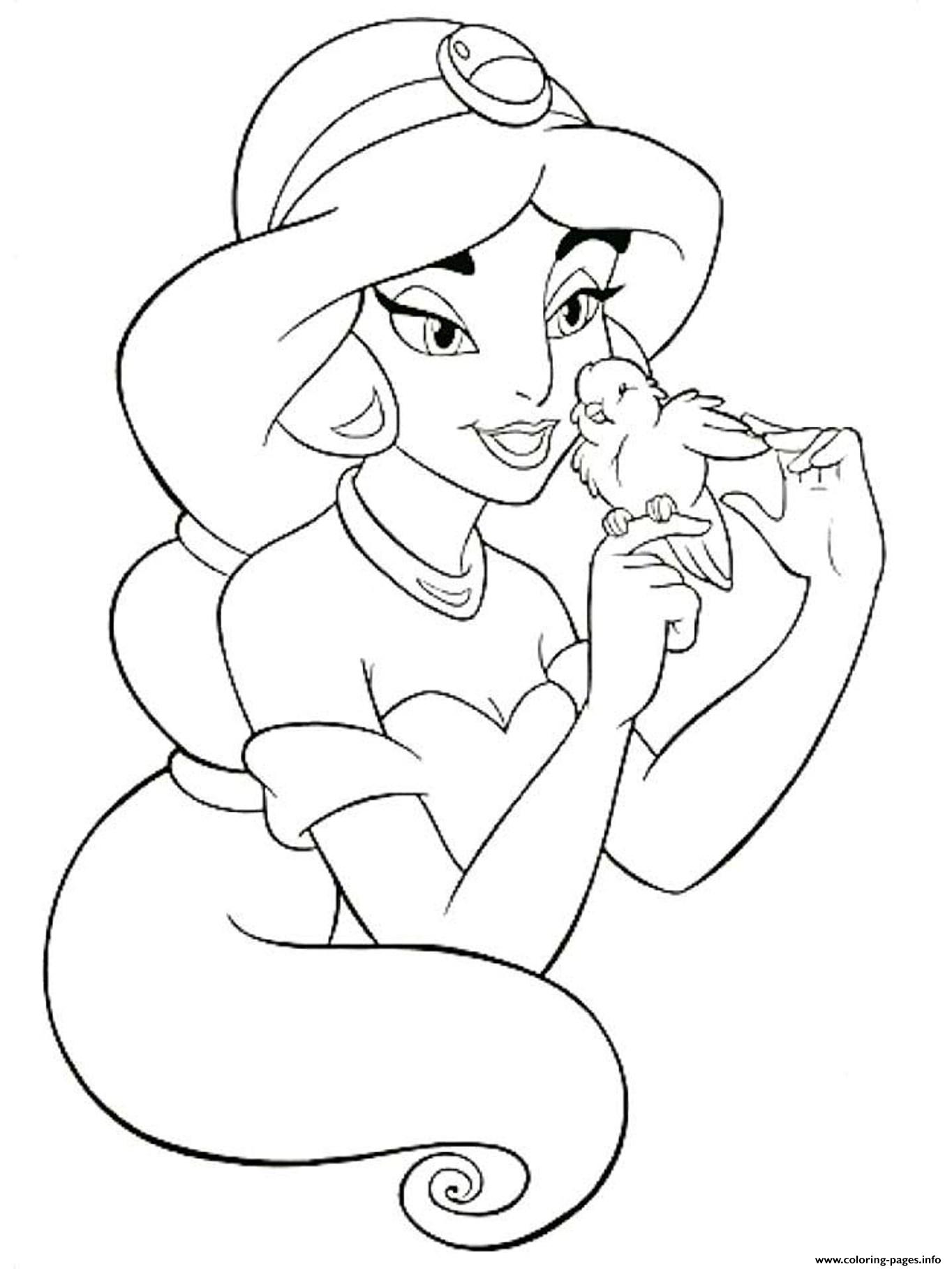 Aladdin S Jasmine2f8e coloring