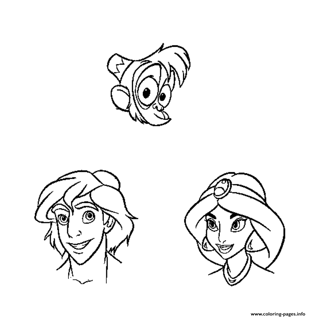 Characters Of Aladdin S9e2f coloring