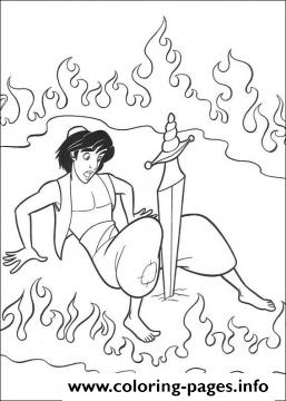 Aladdin Almost Get Killed Disney Coloring Pages5d22 coloring