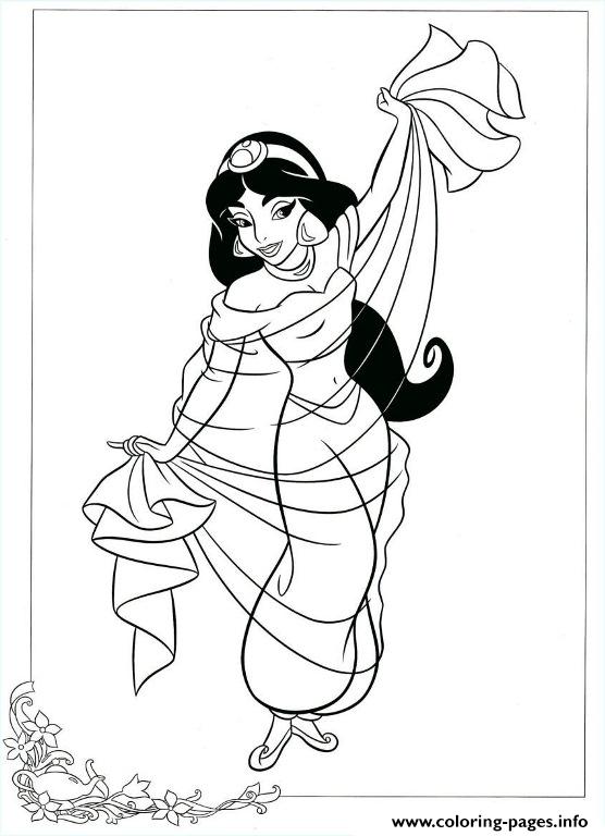 Jasmine Dancing Disney Princess Scb6c coloring