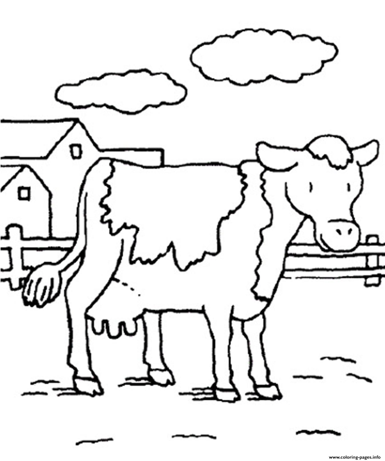 Cow S Animal Farm0660 coloring